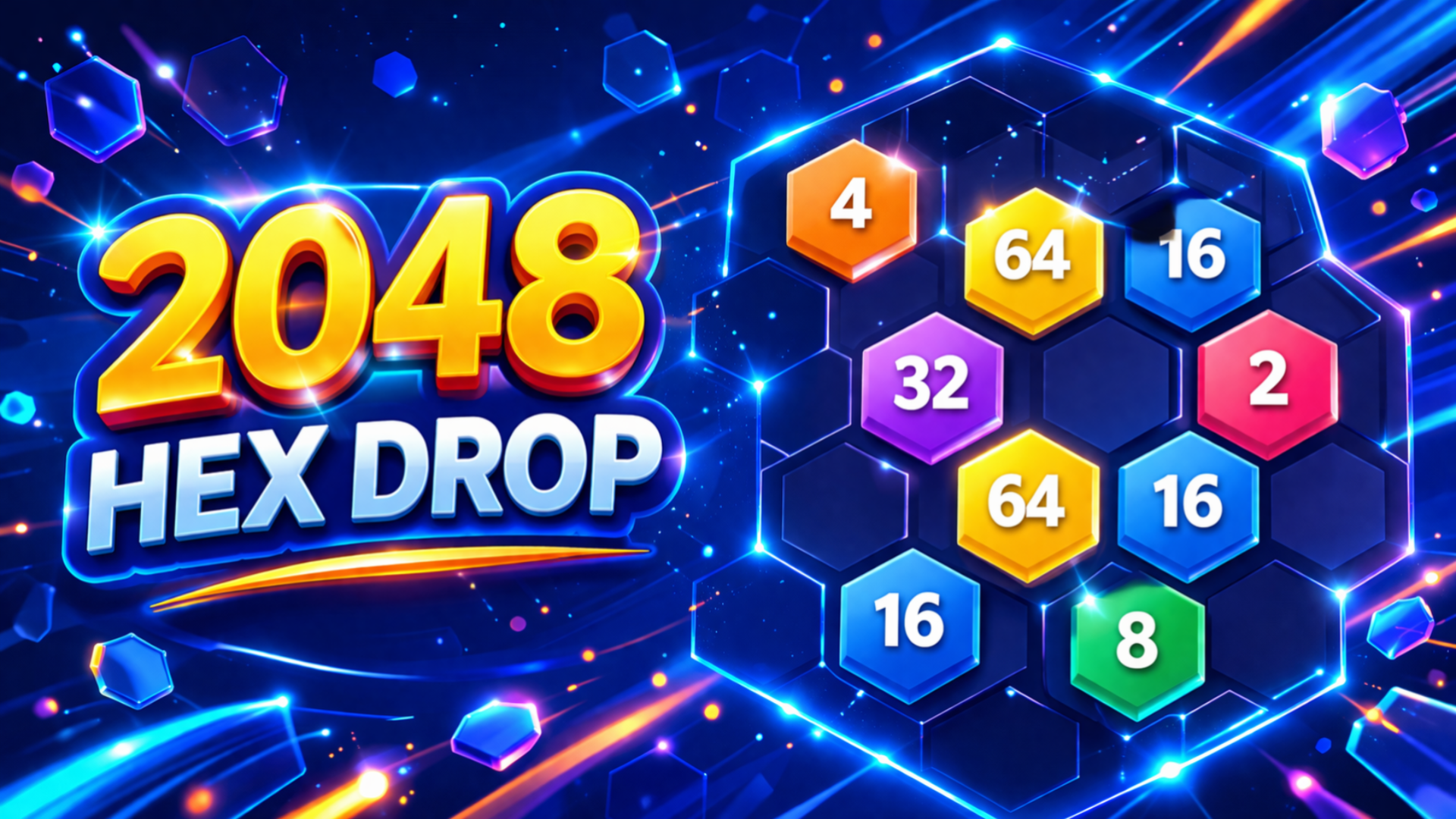 2048 Hex Drop